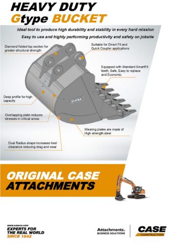Picture of G type Heavy duty buckets - SmartFit