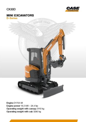 Picture of Specsheet - CX30D